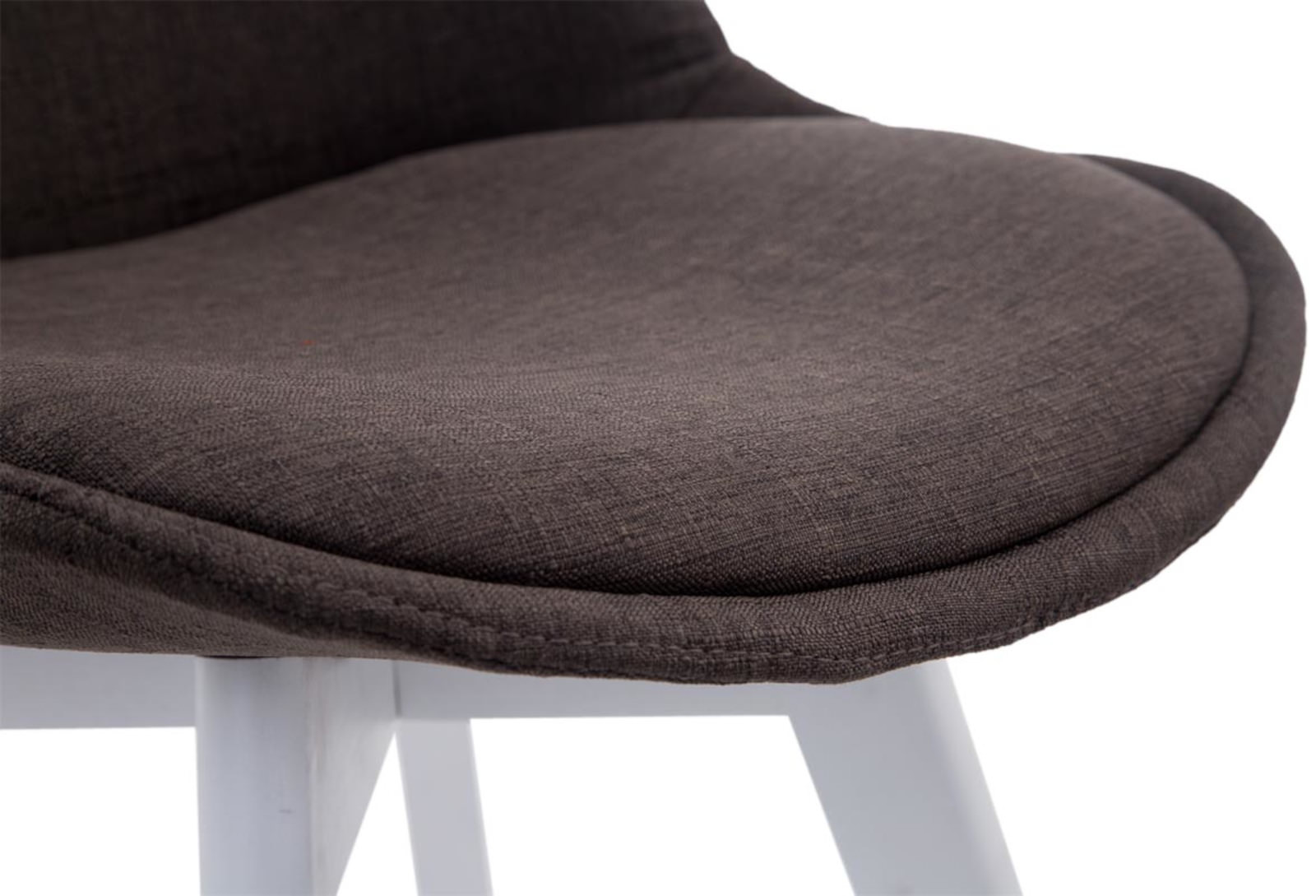 Lot de 4 chaises de salle à manger Borneo V2 en Tissu