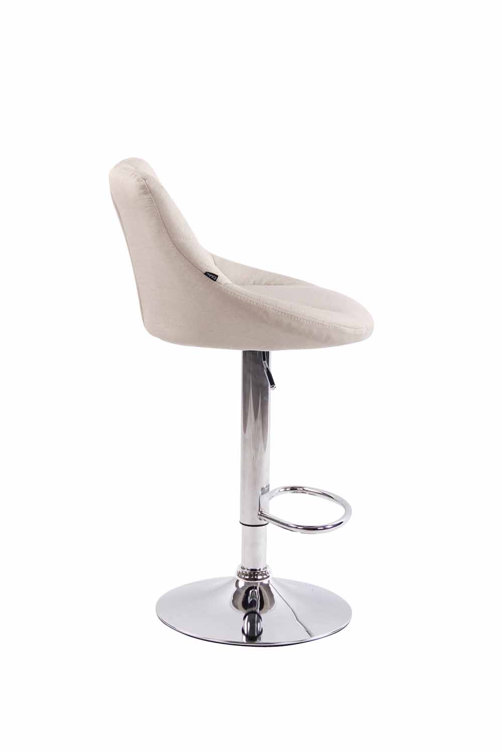 Lot de 2 tabourets de bar Lazio tissu