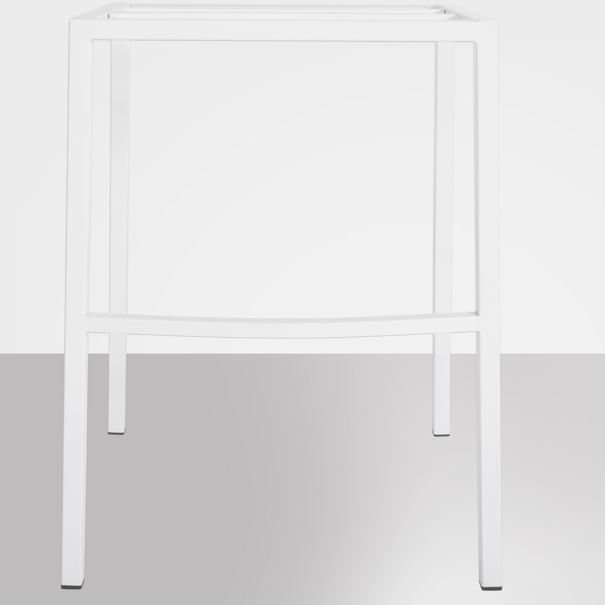 Tabouret de bar Damaso en velours avec pietement a quatre pieds