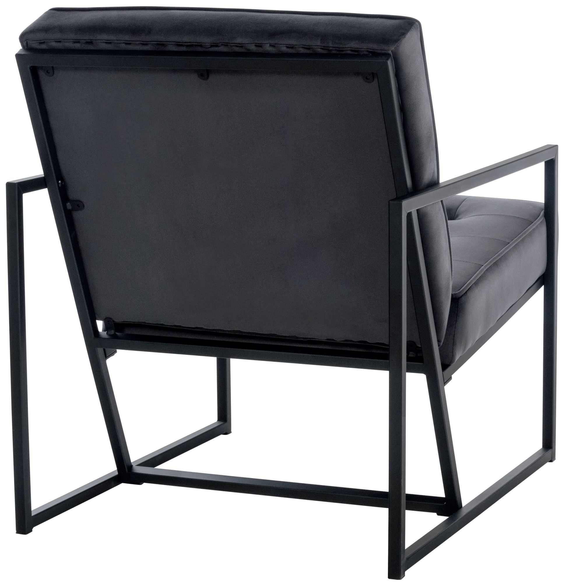 Fauteuil lounge Avon en velours