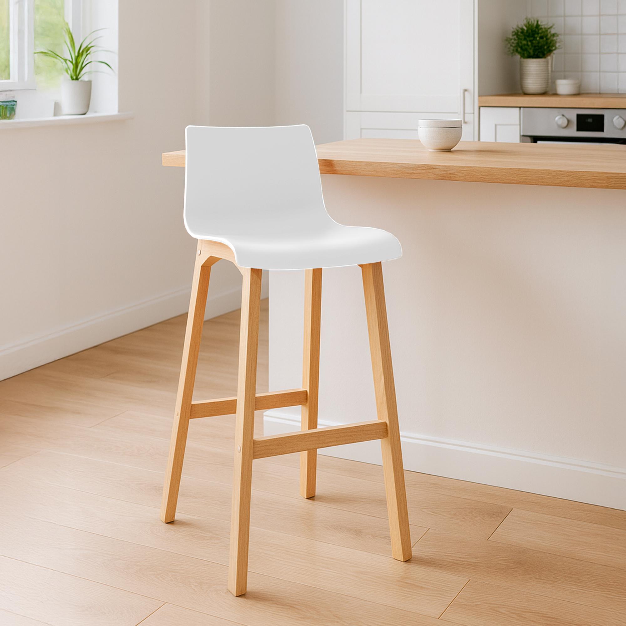 Tabouret de Bar Hover Pieds en Plastique Natura