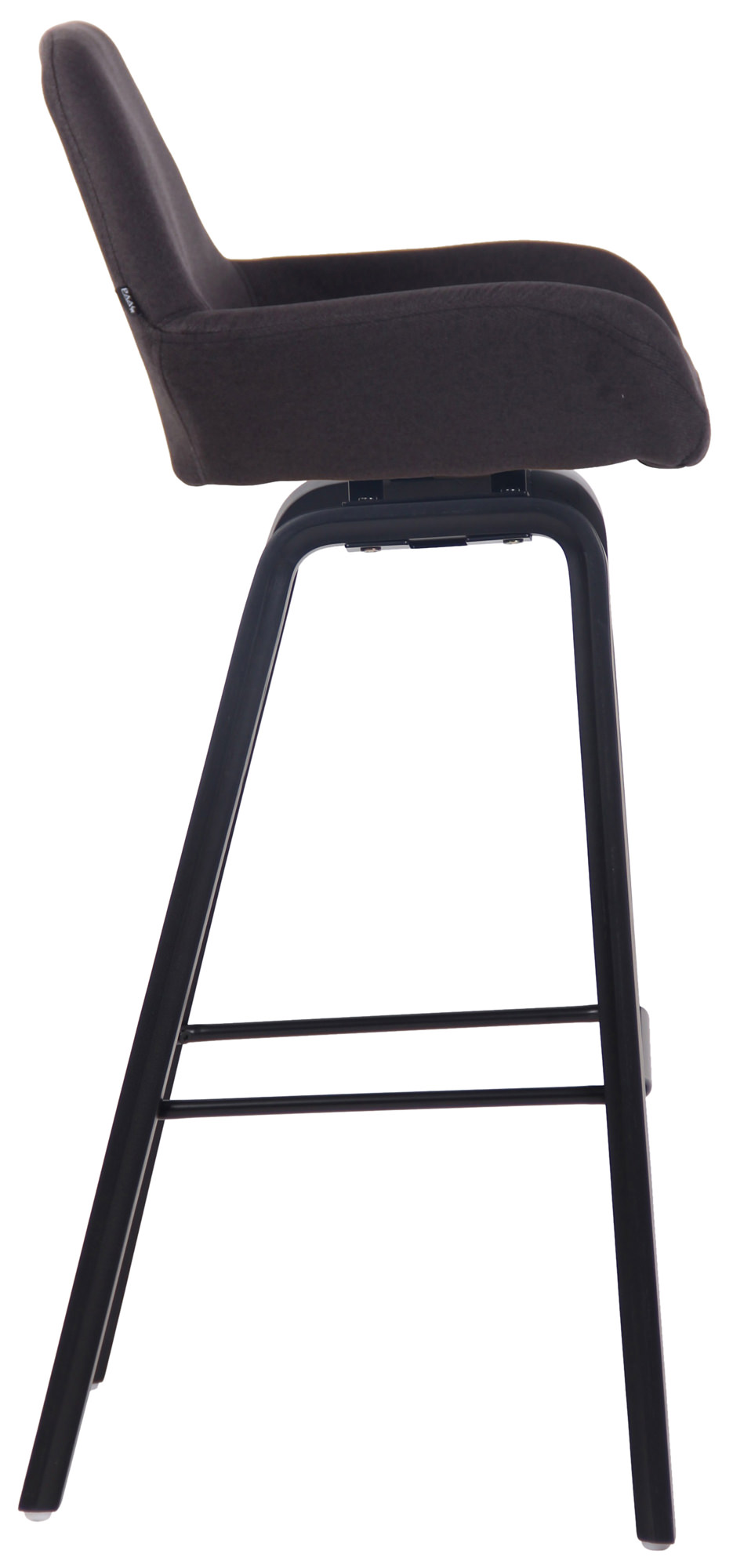 Tabouret de bar Newnan en tissu à 4 pieds