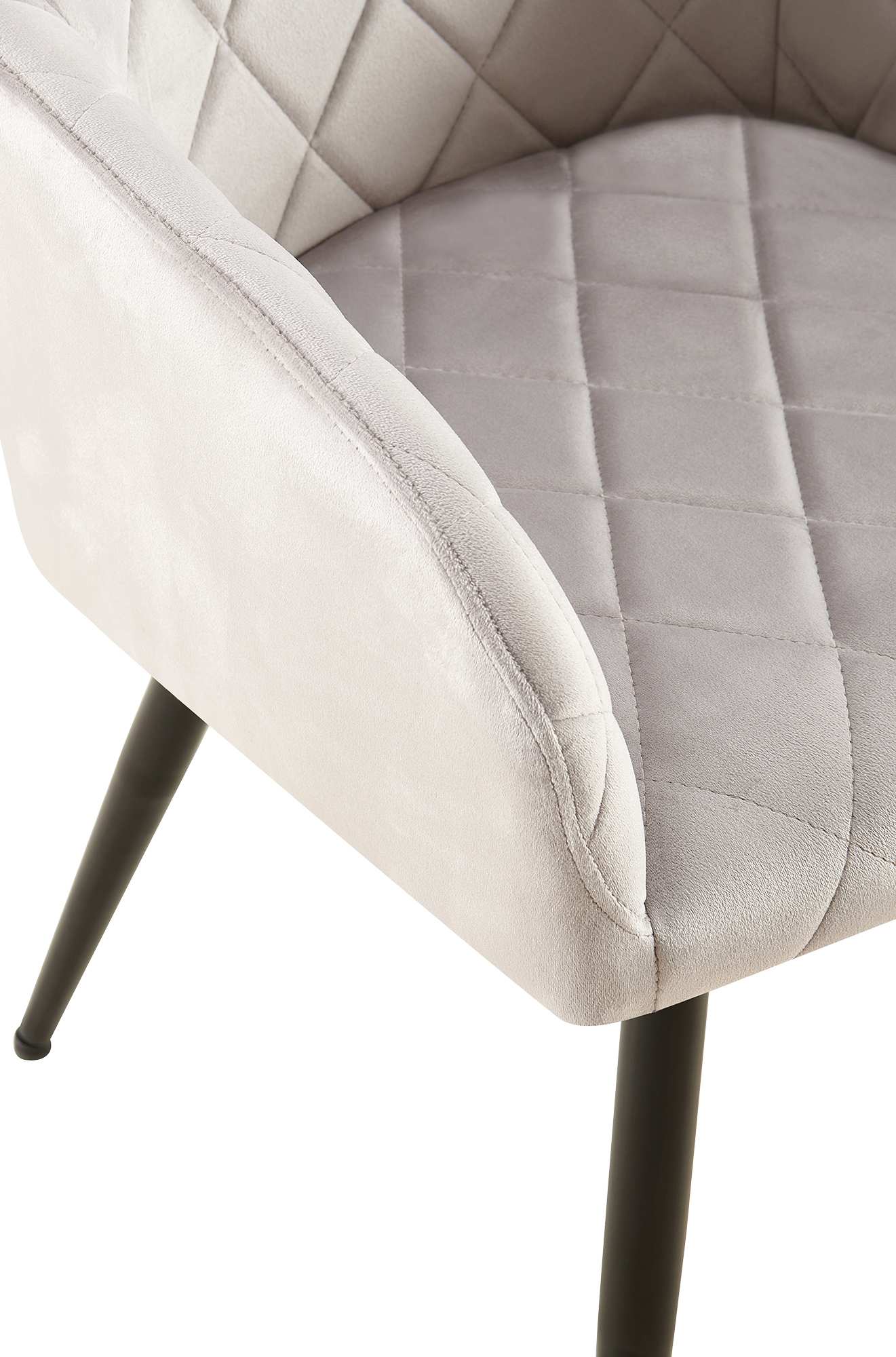 Chaise de salle à manger Monett Velours