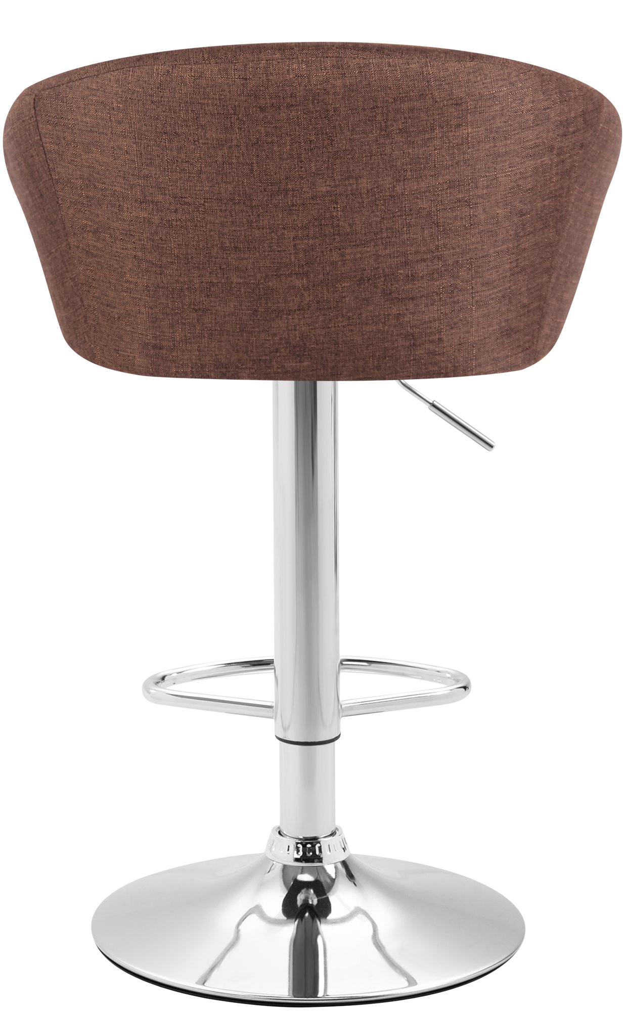 Tabouret de bar Miami V2 en Tissu avec Pied en métal