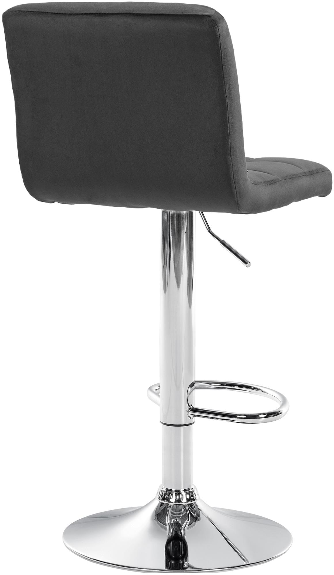 Lot de 2 tabourets de bar Peru velours