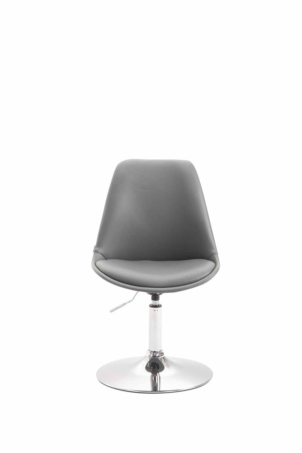 Chaise de salle à manger Maverick en similicuir avec pied trompette