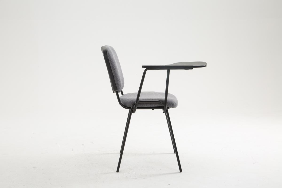 Chaise Ken en tissu avec tablette rabattable