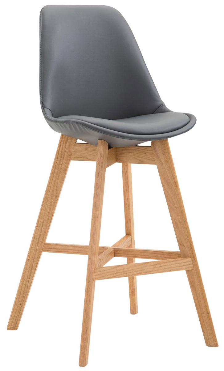 Lot de 2 tabourets de bar Cannes en similicuir