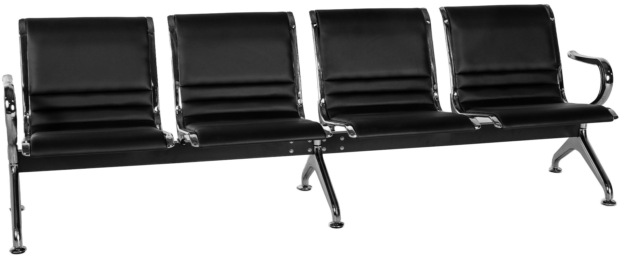 Banc d'attente Frankfurt - design moderne, assise confortable, montage facile, ideal pour halls et espaces publics
