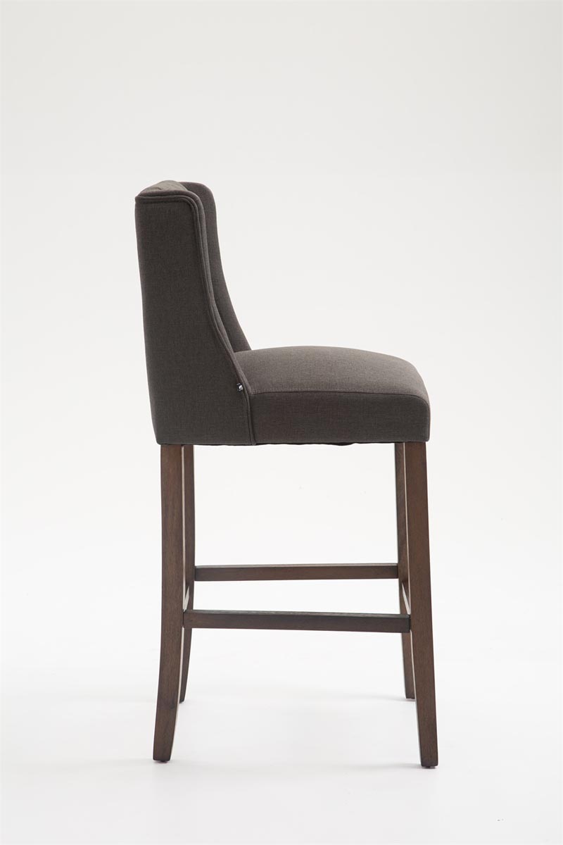 Lot de 2 Tabourets de bar Cassandra Tissu