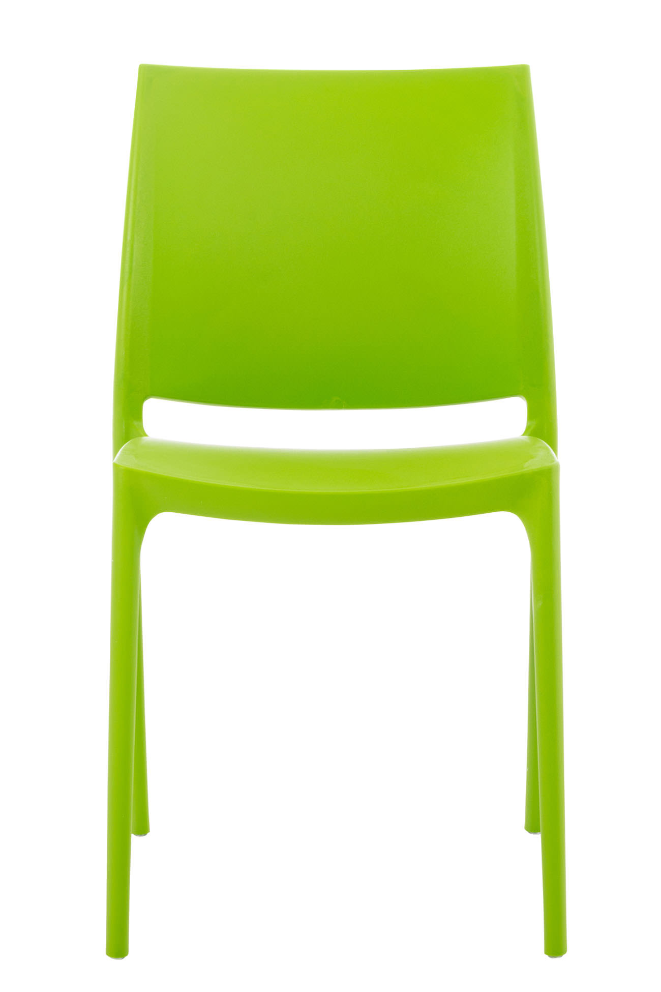 Lot de 2 chaises de jardin empilables Maya en plastique