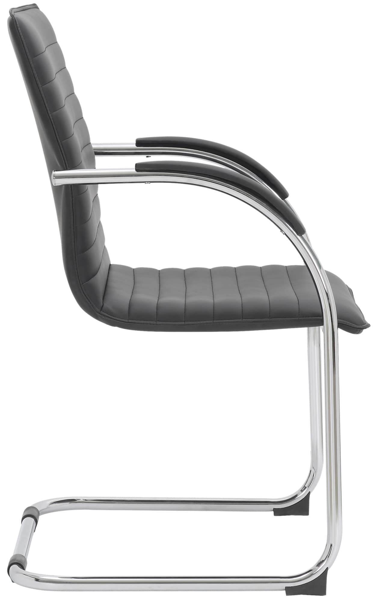 Lot de 2 chaises visiteurs Tira similicuir