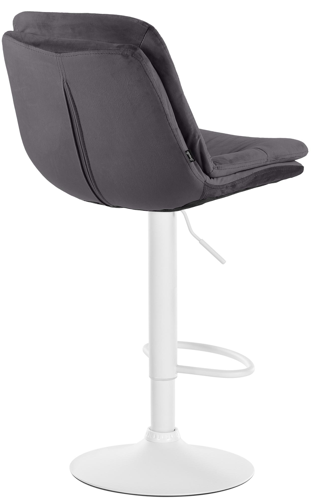 Tabouret de bar Laurel velours