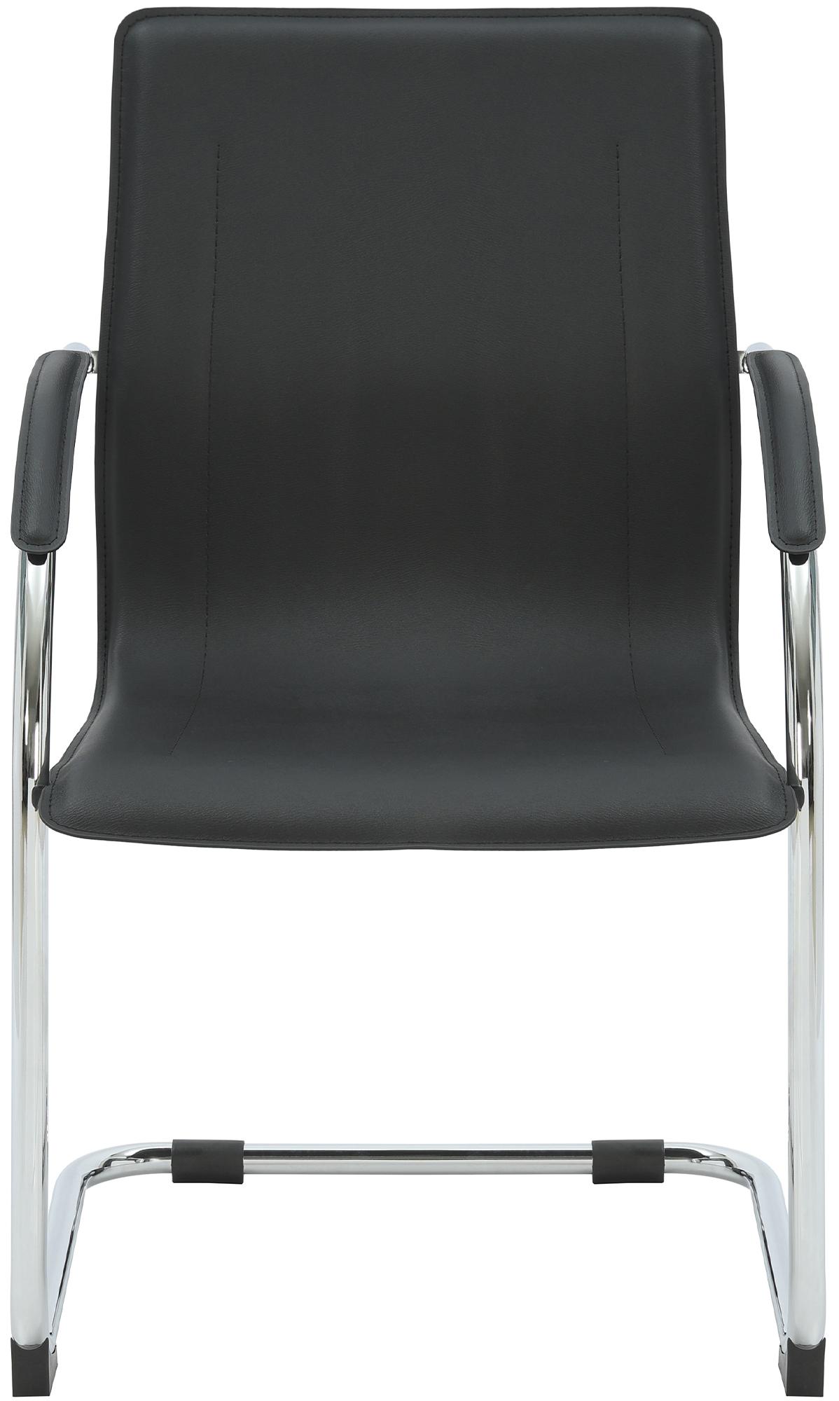 Chaise cantilever Noeleen en simili cuir