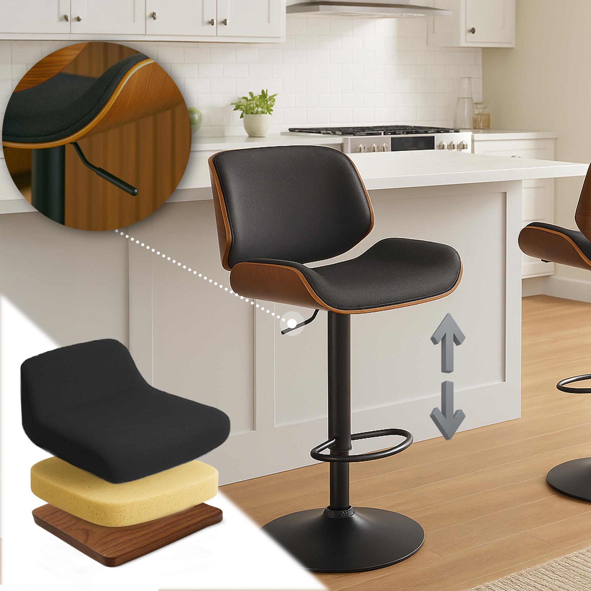 Tabouret de bar Beverley Tissu
