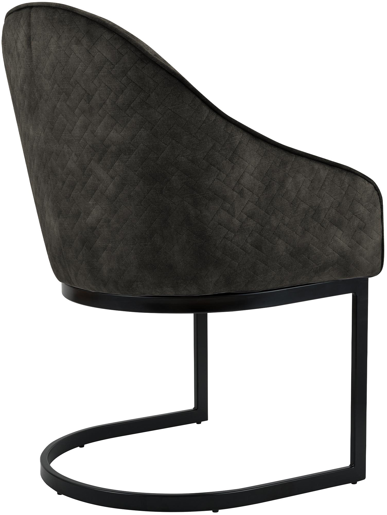 Chaise de salle à manger Jarik velours