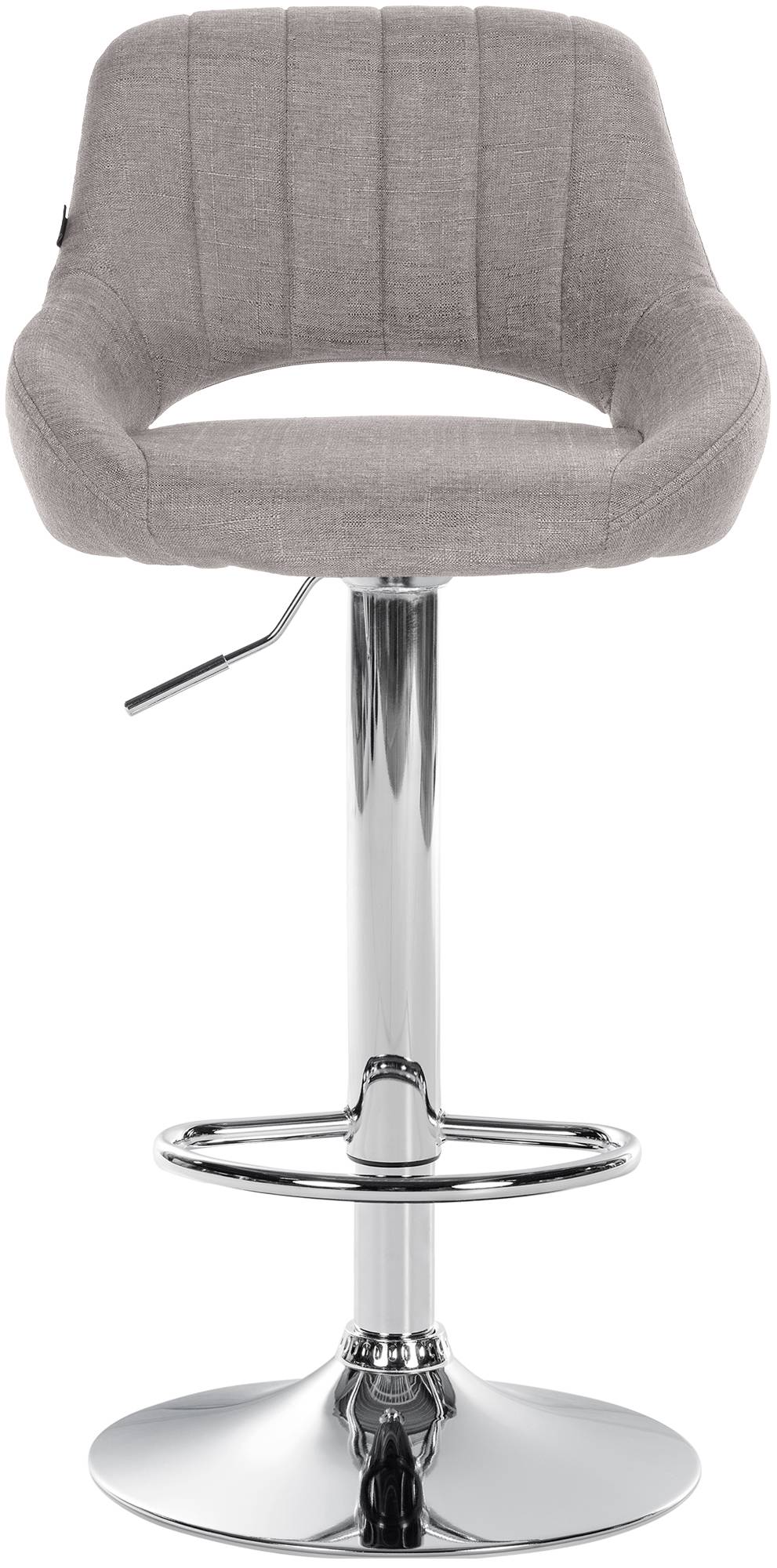 Lot de 2 tabourets de bar Milet en tissu