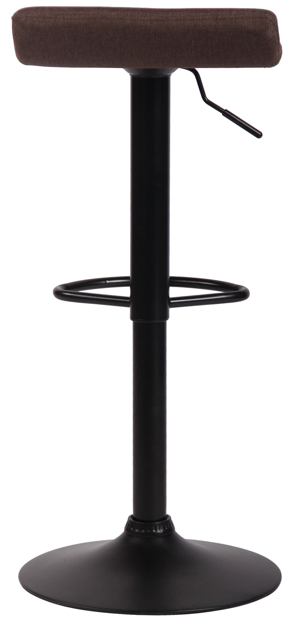 Tabouret de bar Dyn V2 tissu avec pied en métal