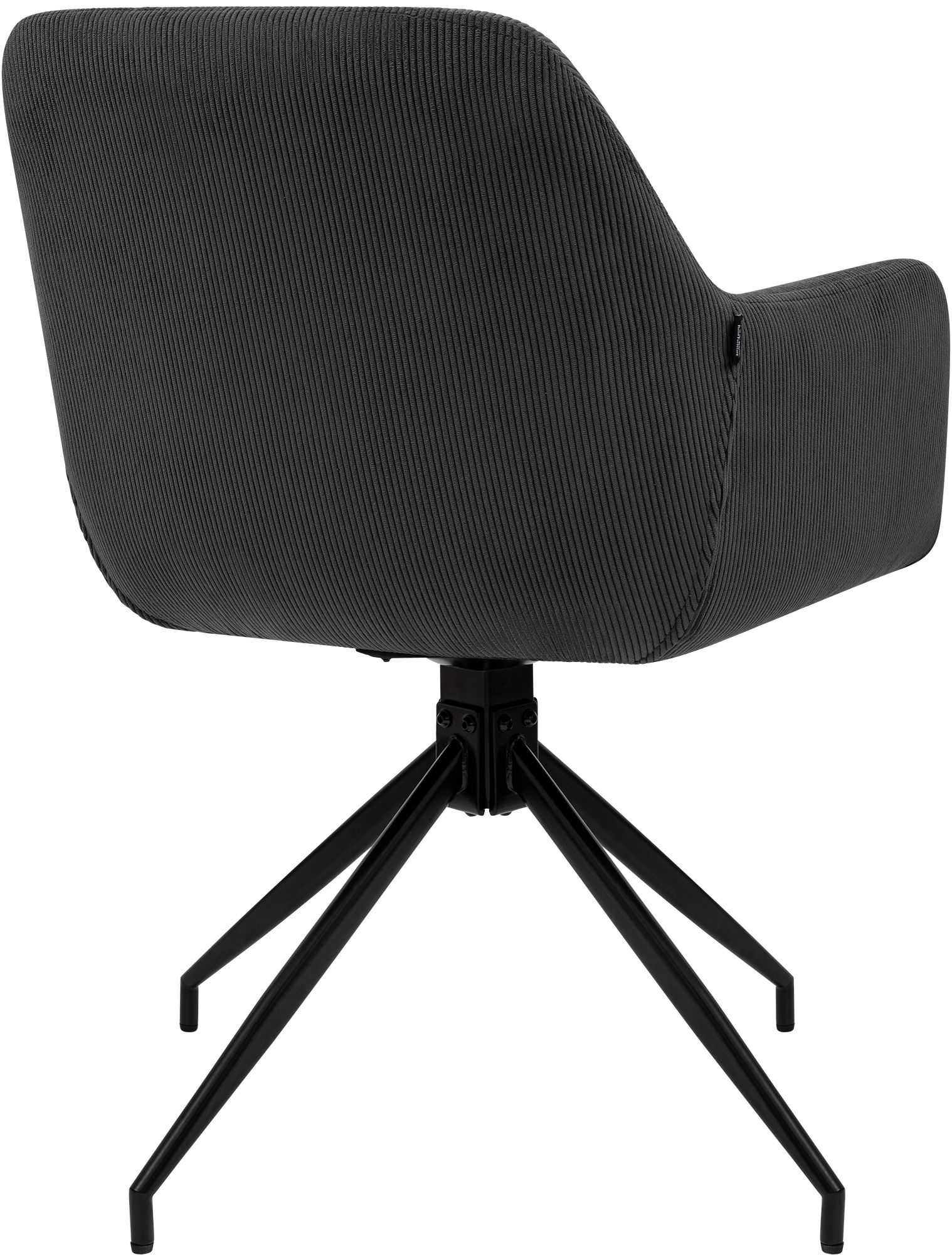 Chaise de salle à manger Merlinda en velours côtelé