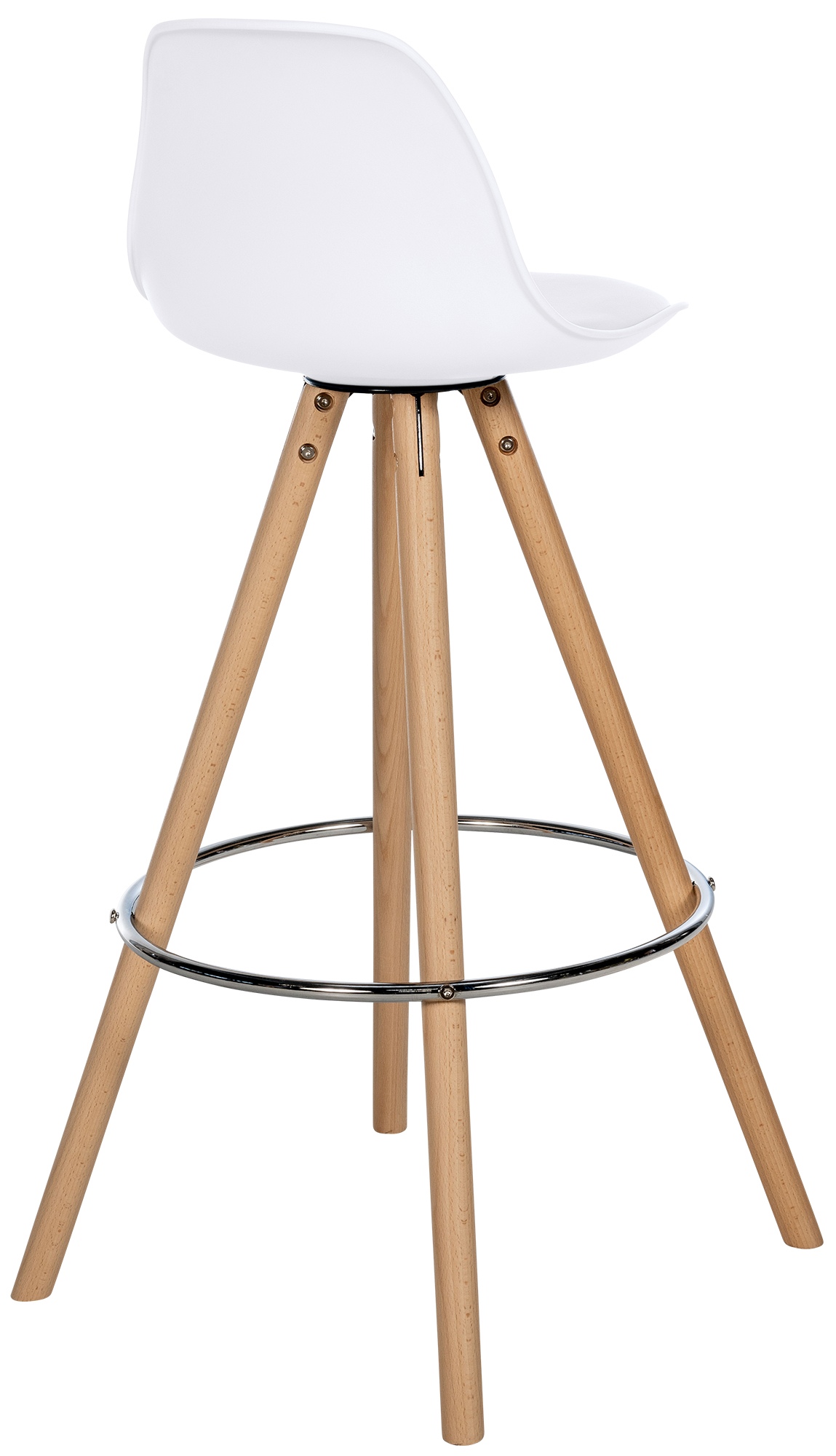 Tabouret de bar Corbin similicuir rond
