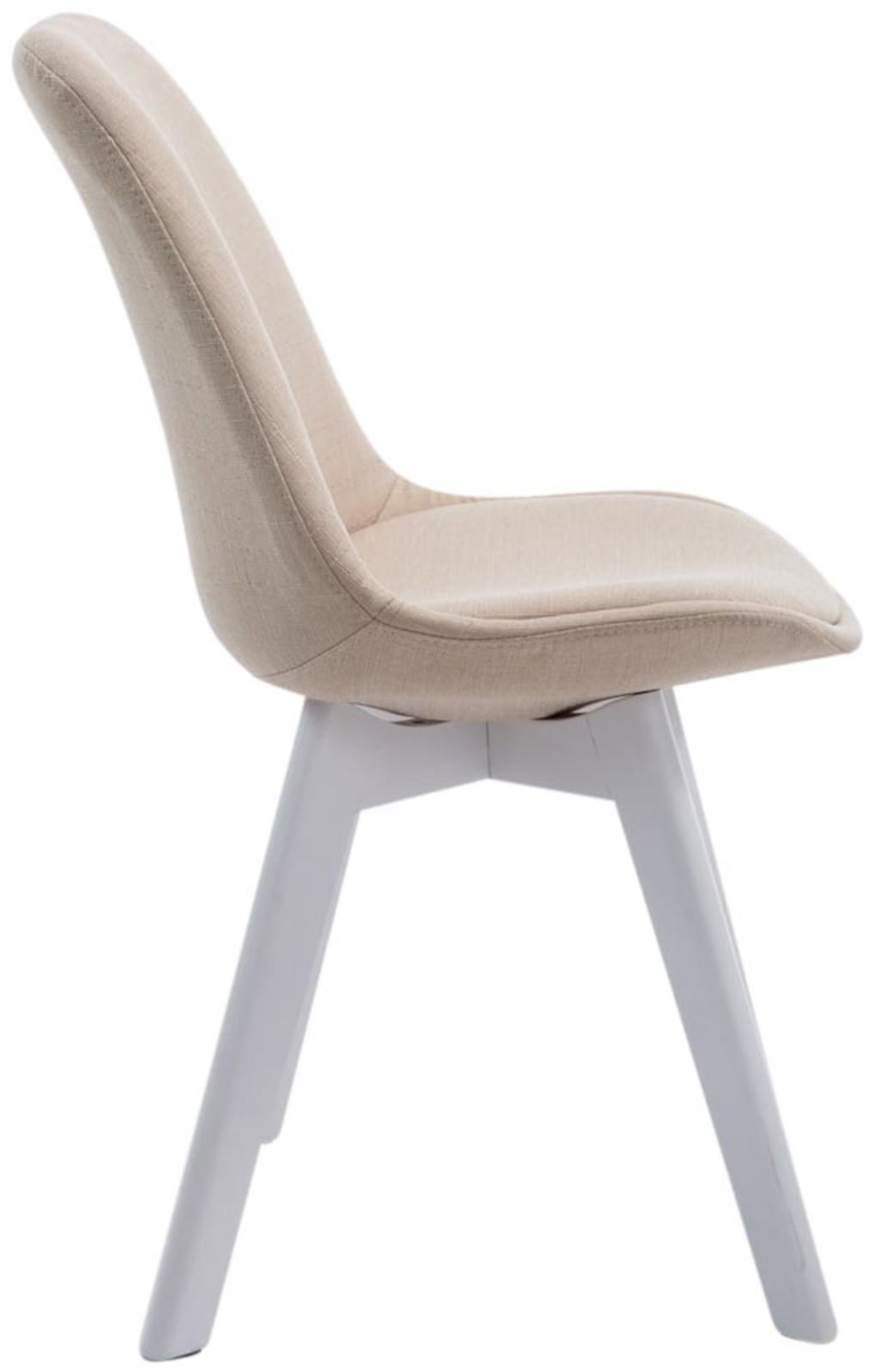 Lot de 4 chaises de salle à manger Borneo V2 en Tissu