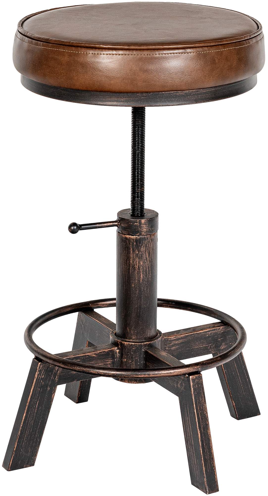 Tabouret Destin en Similicuir réglable et pivotant