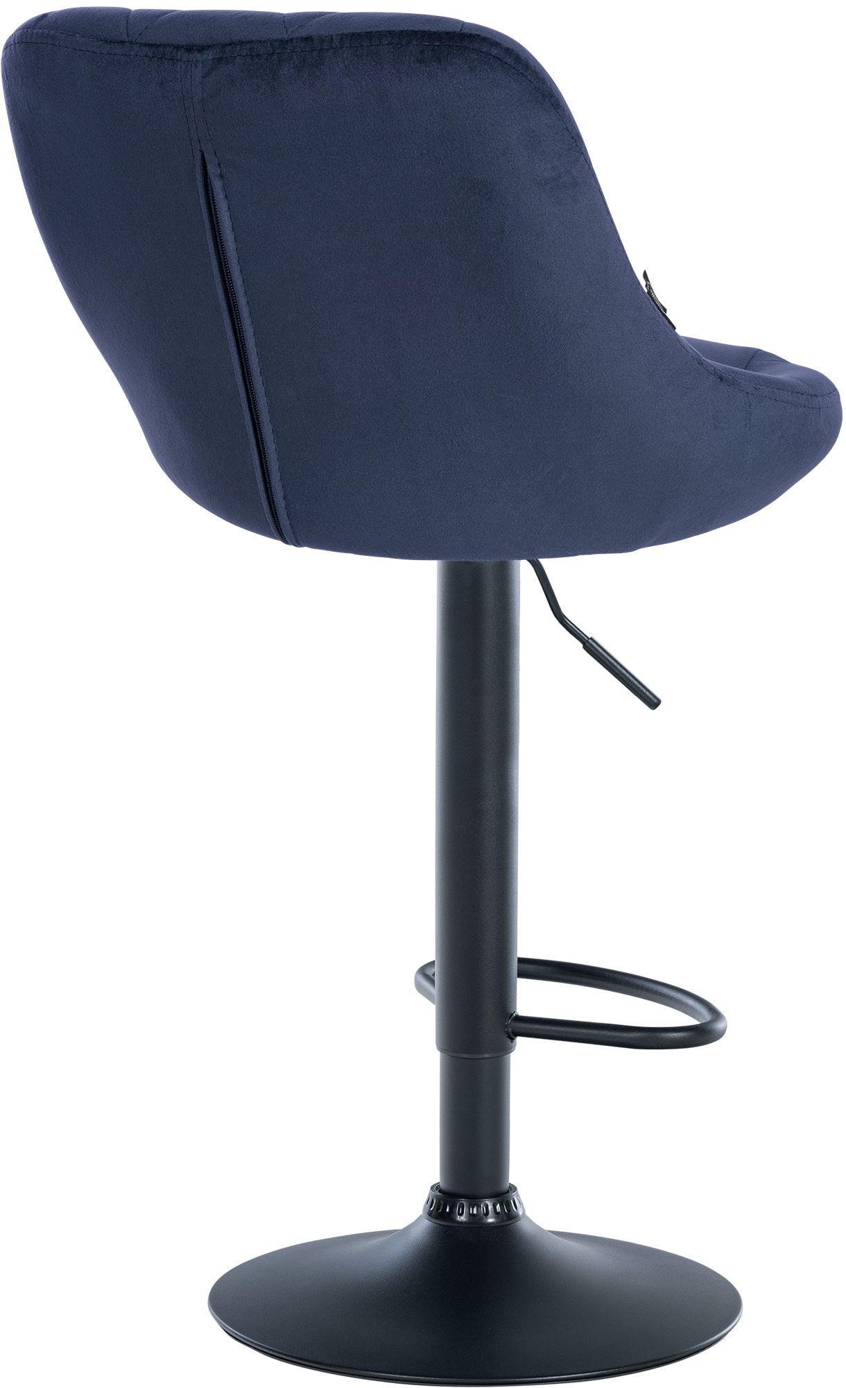 Lot de 2 tabourets de bar Lazio velours