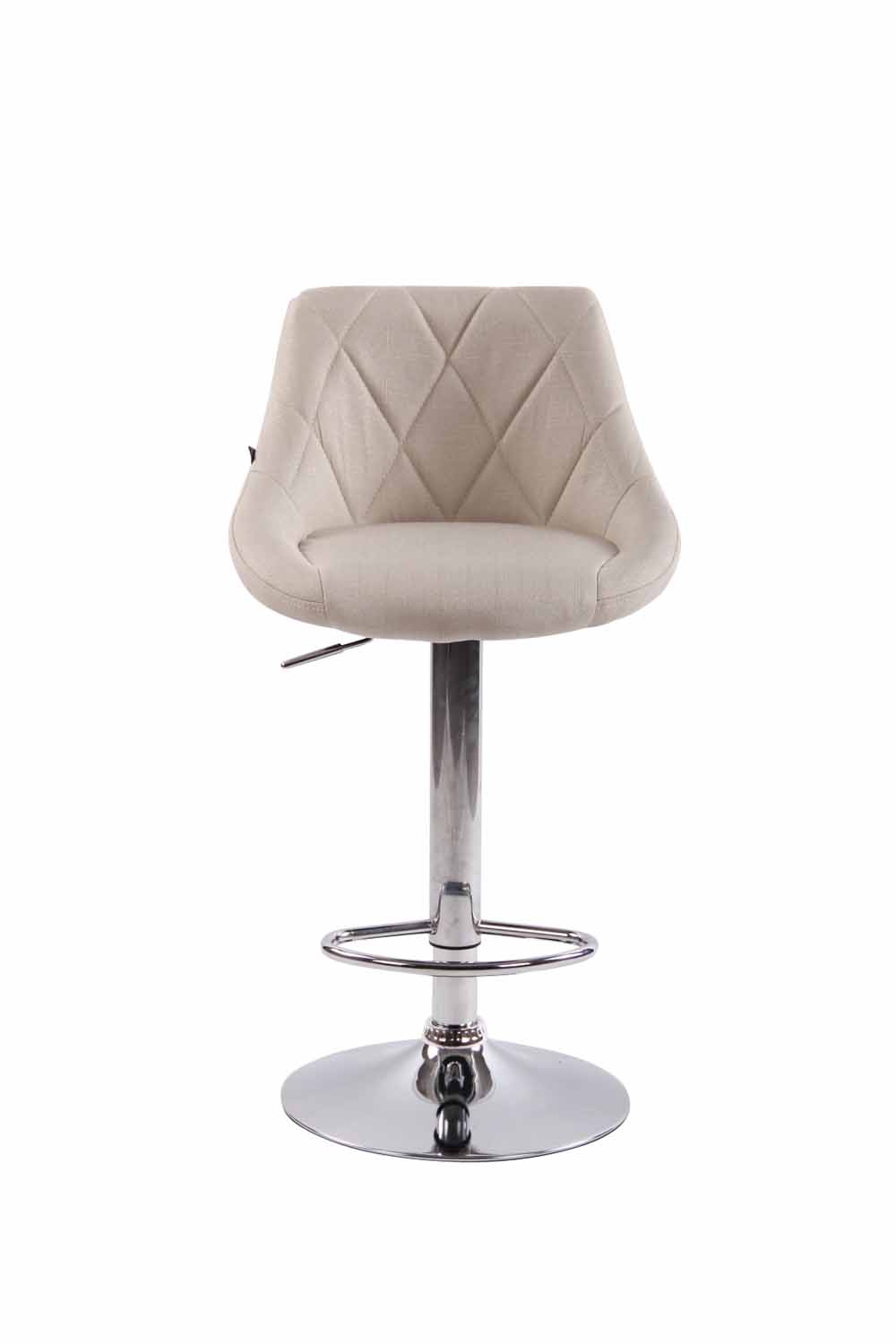 Lot de 2 tabourets de bar Lazio tissu