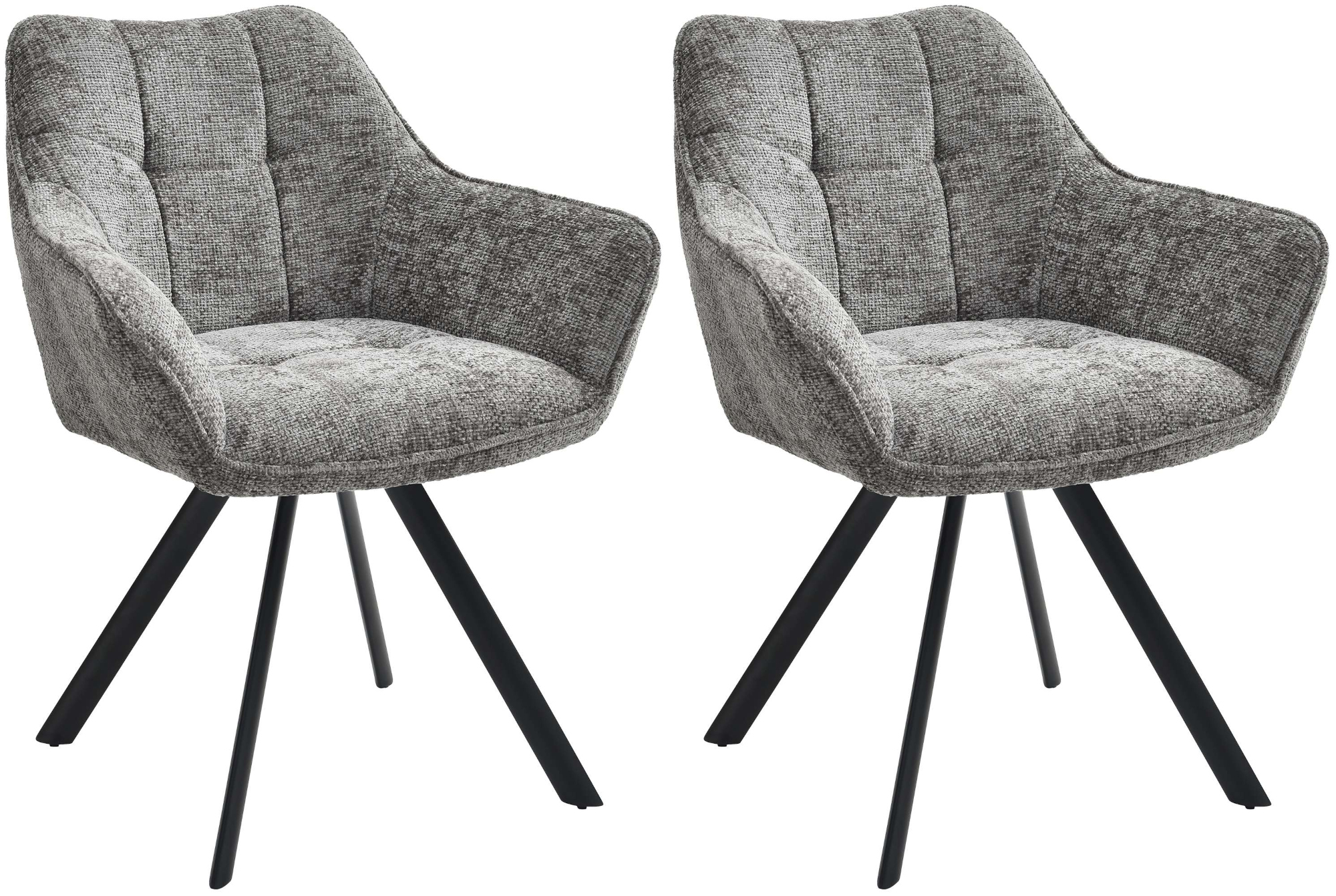 Lot de 2 chaises de salle à manger Scott