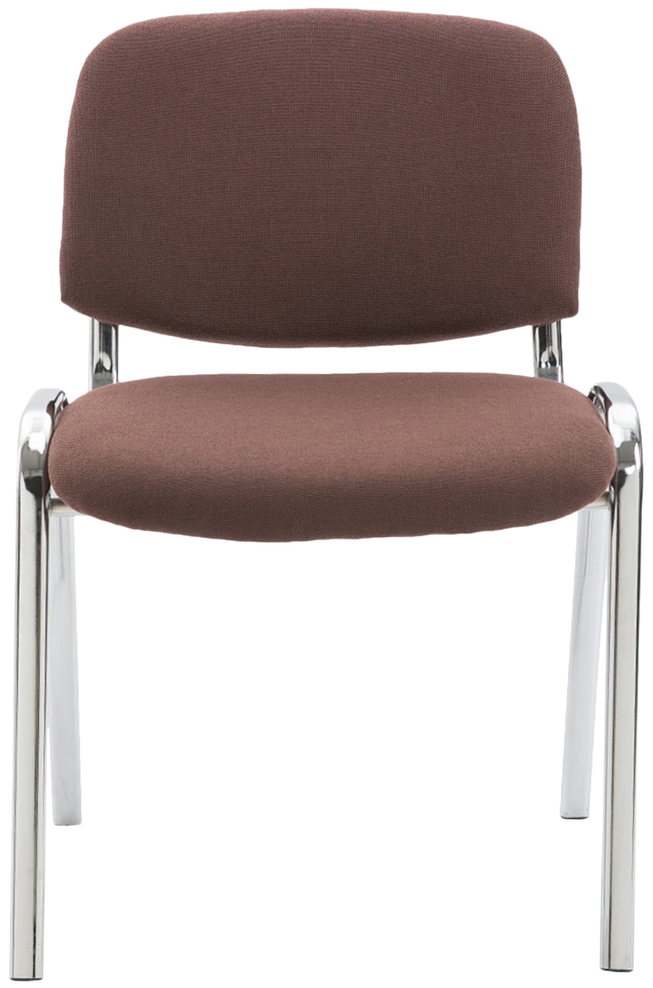 Chaise visiteur Ken support chromé tissu