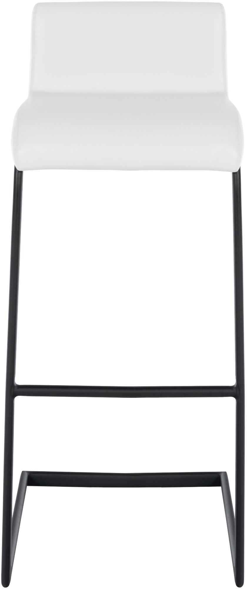 Lot de 2 Tabourets de Bar Newport, Piétement Métallique Noir