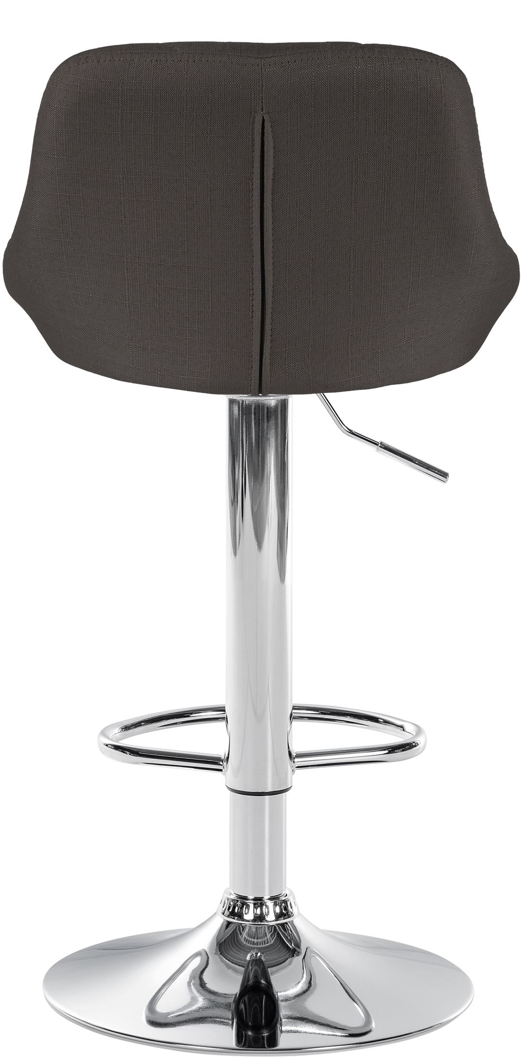 Tabouret de bar Lazio en Tissu Hauteur réglable siège pivotant