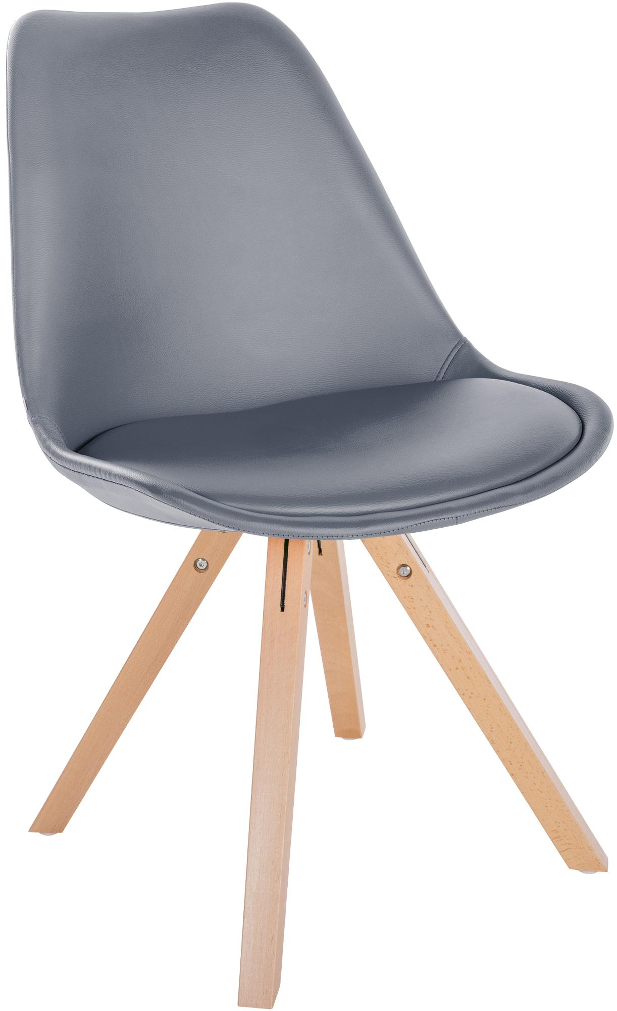 Lot de 4 chaises de salle à manger Sofia en Similicuir