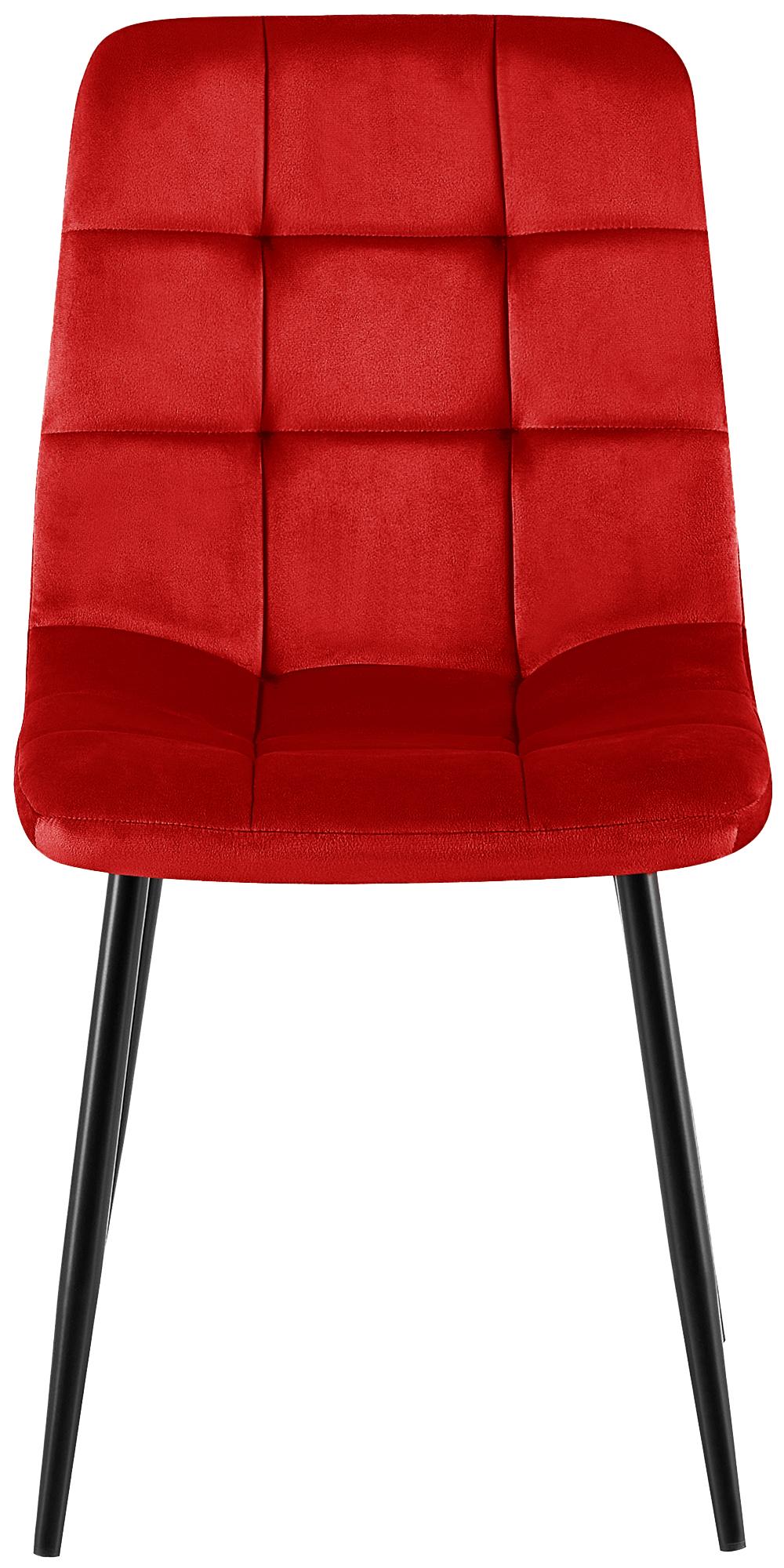 Chaise de salle a manger Antibes en velours