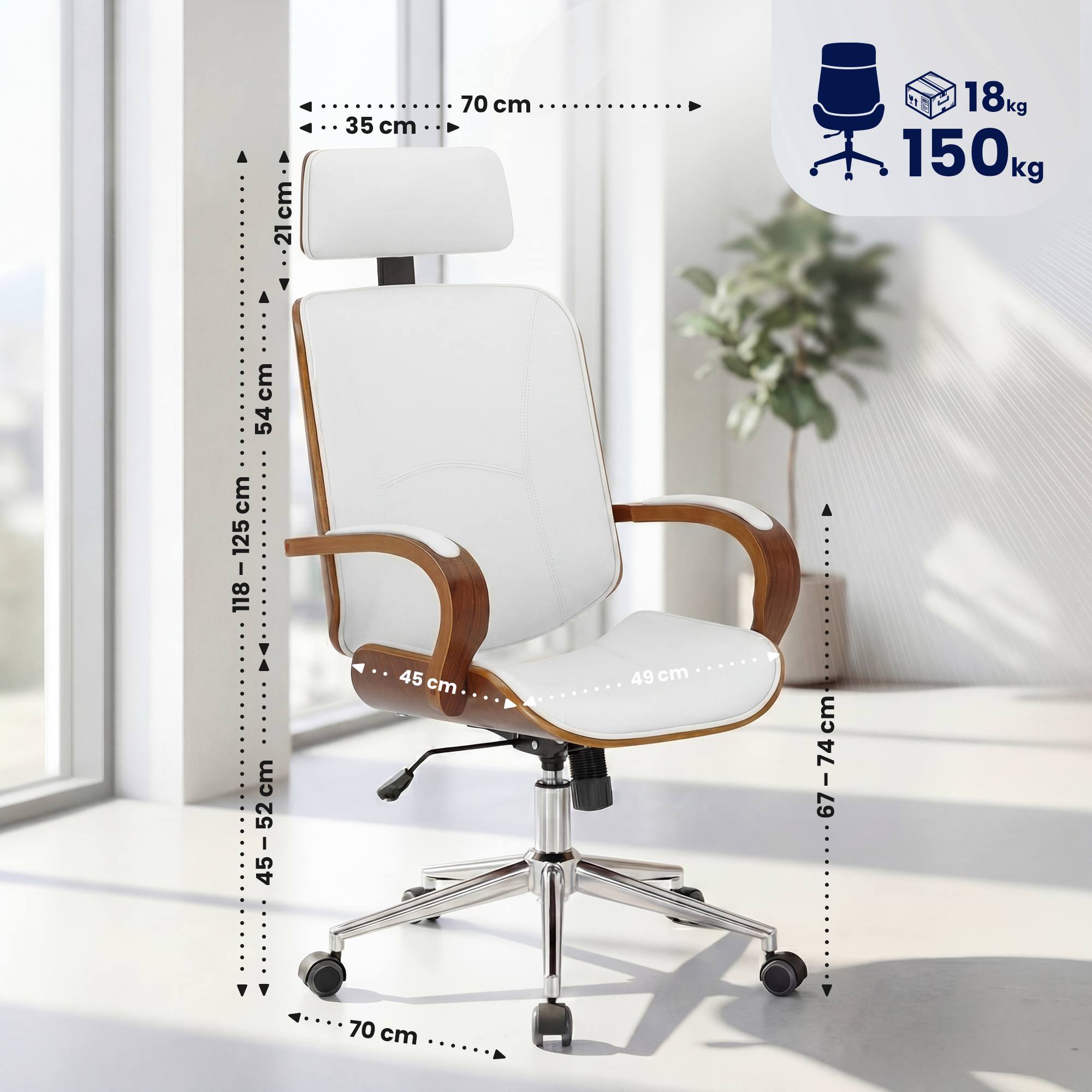 Chaise de bureau Dayton