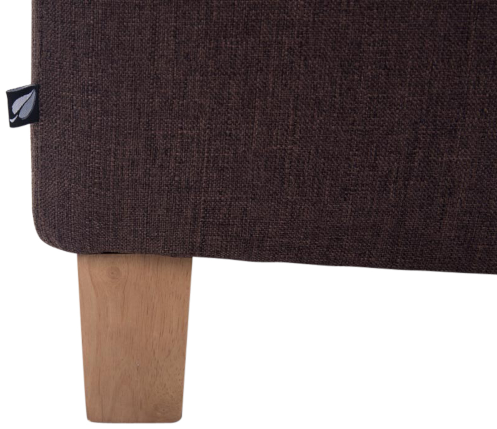 Lot de 2 tabourets bas Pharao en tissu