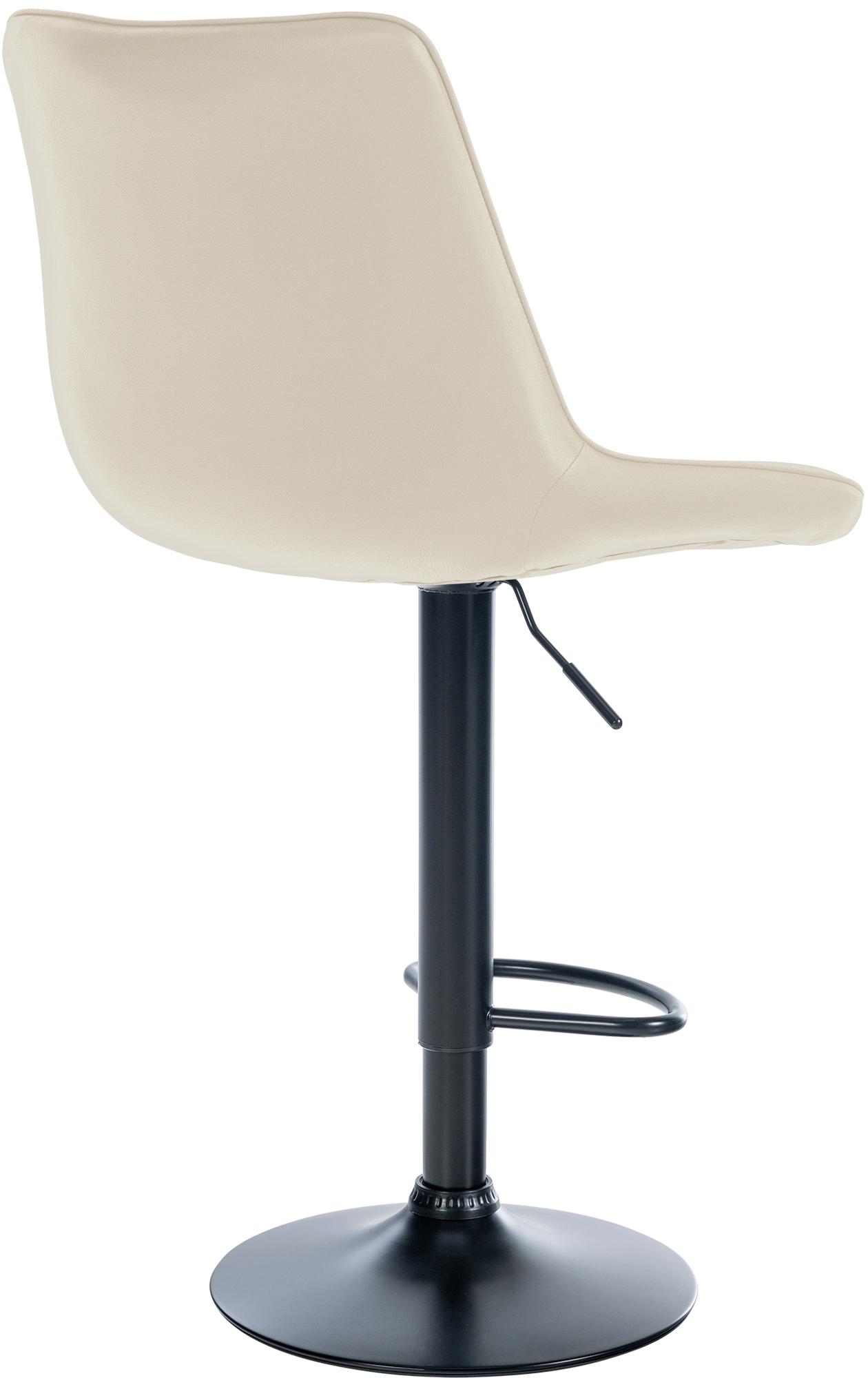 Lot de 2 tabourets de bar Toni en similicuir
