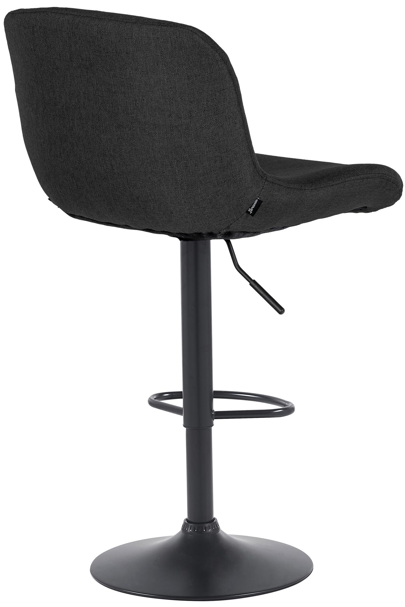 Lot de 2 tabourets de bar Solon noir