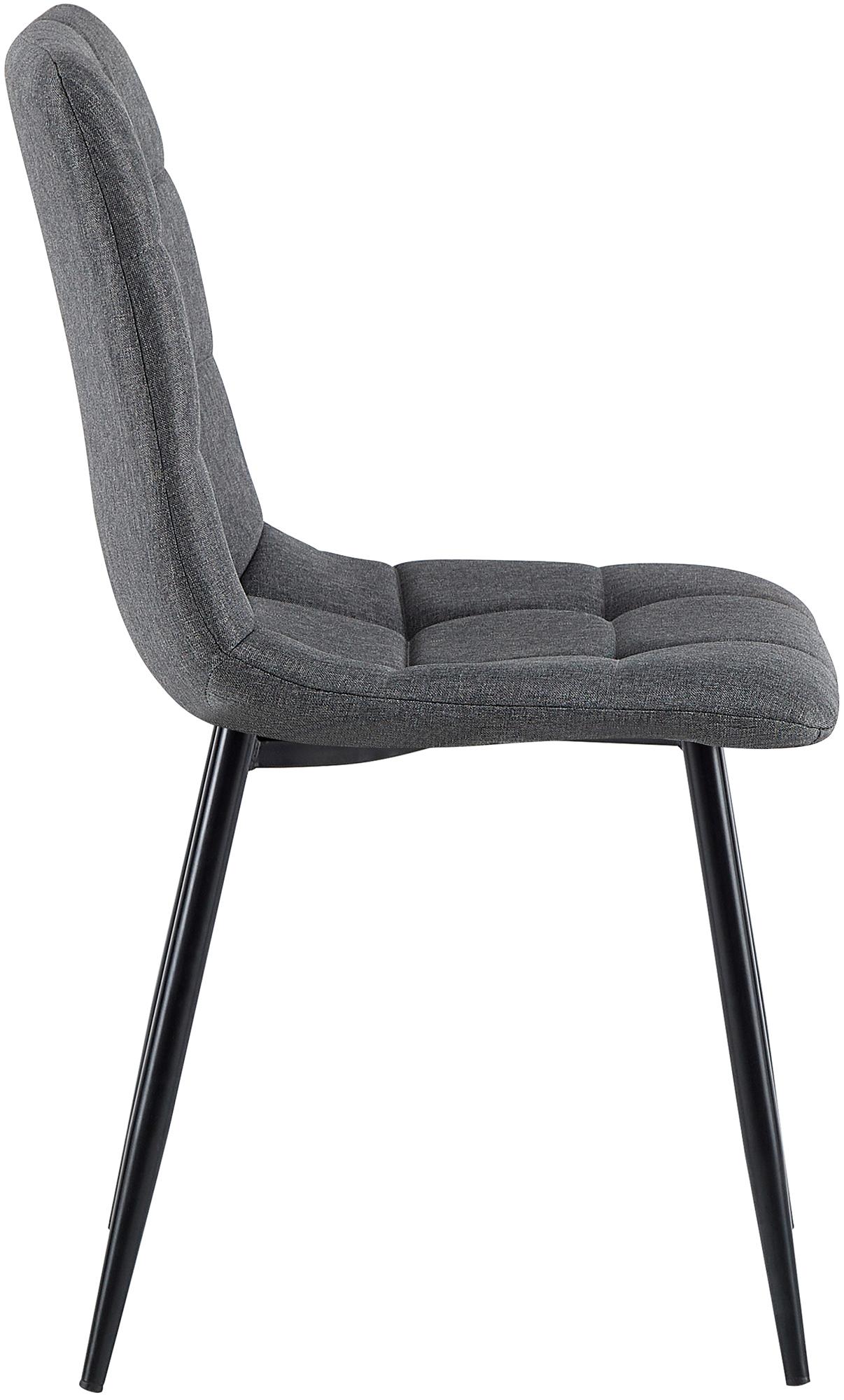 Chaise de salle a manger Antibes en tissu