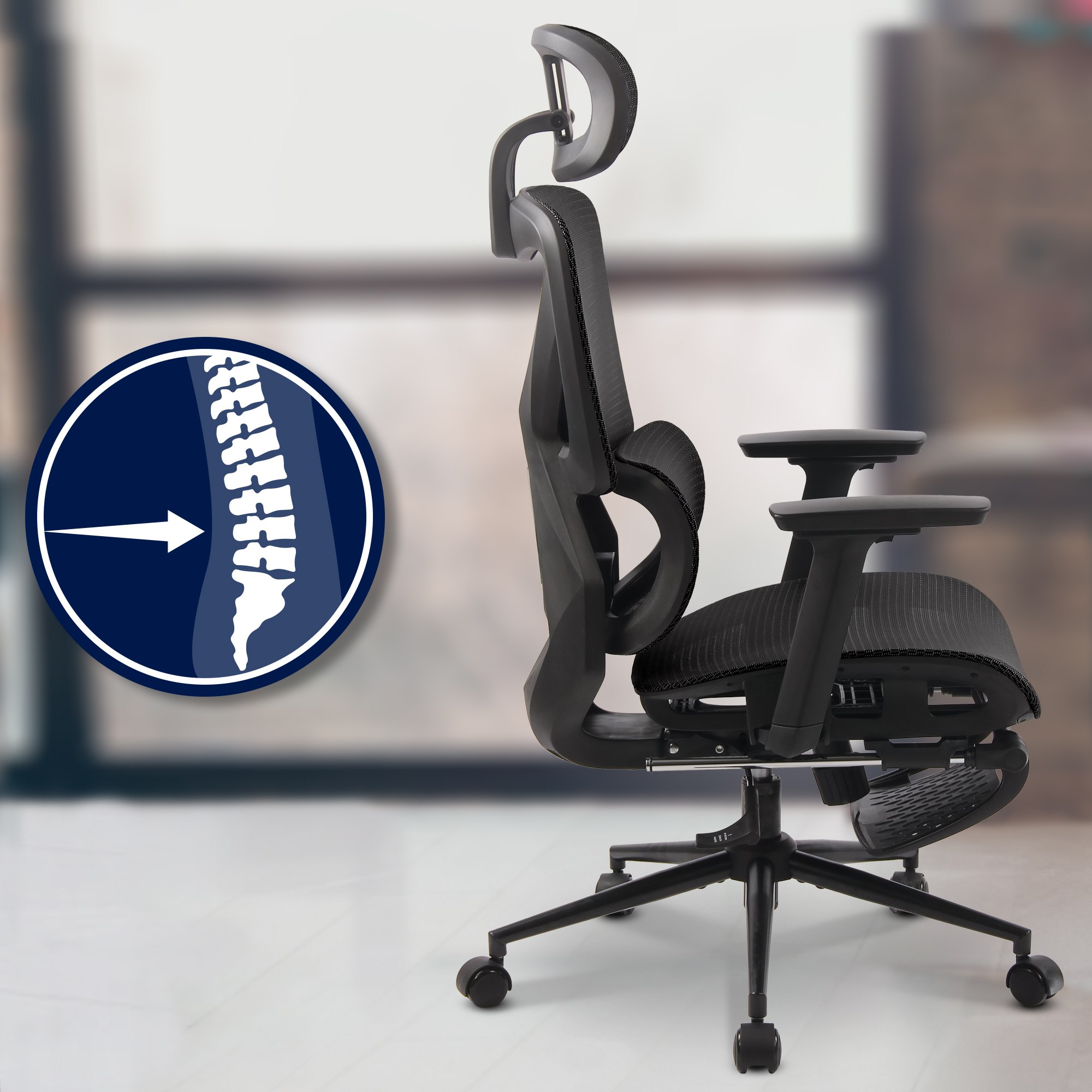Chaise de bureau Reston