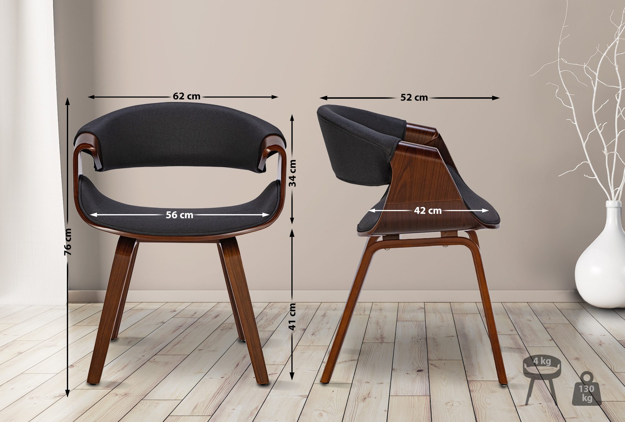 Chaise de salle à manger Foley