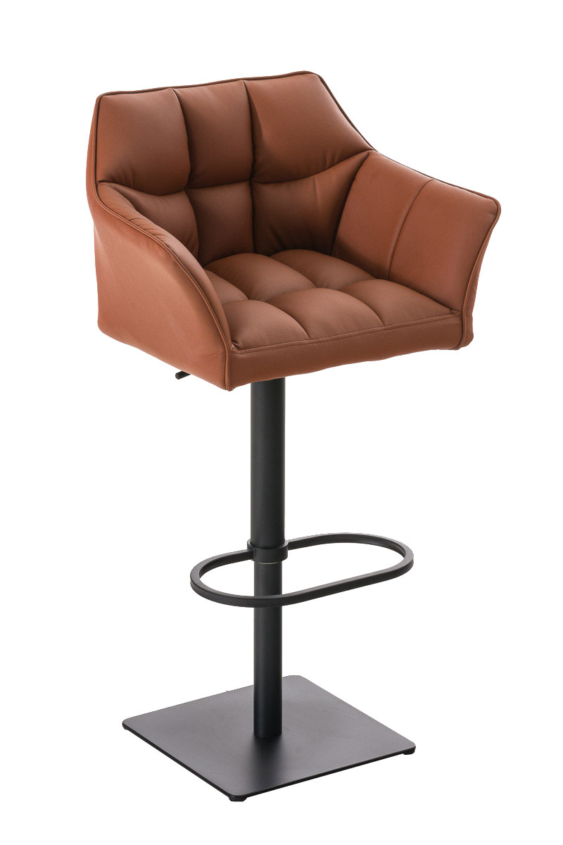 Tabouret de bar Damaso avec revetement en similicuir