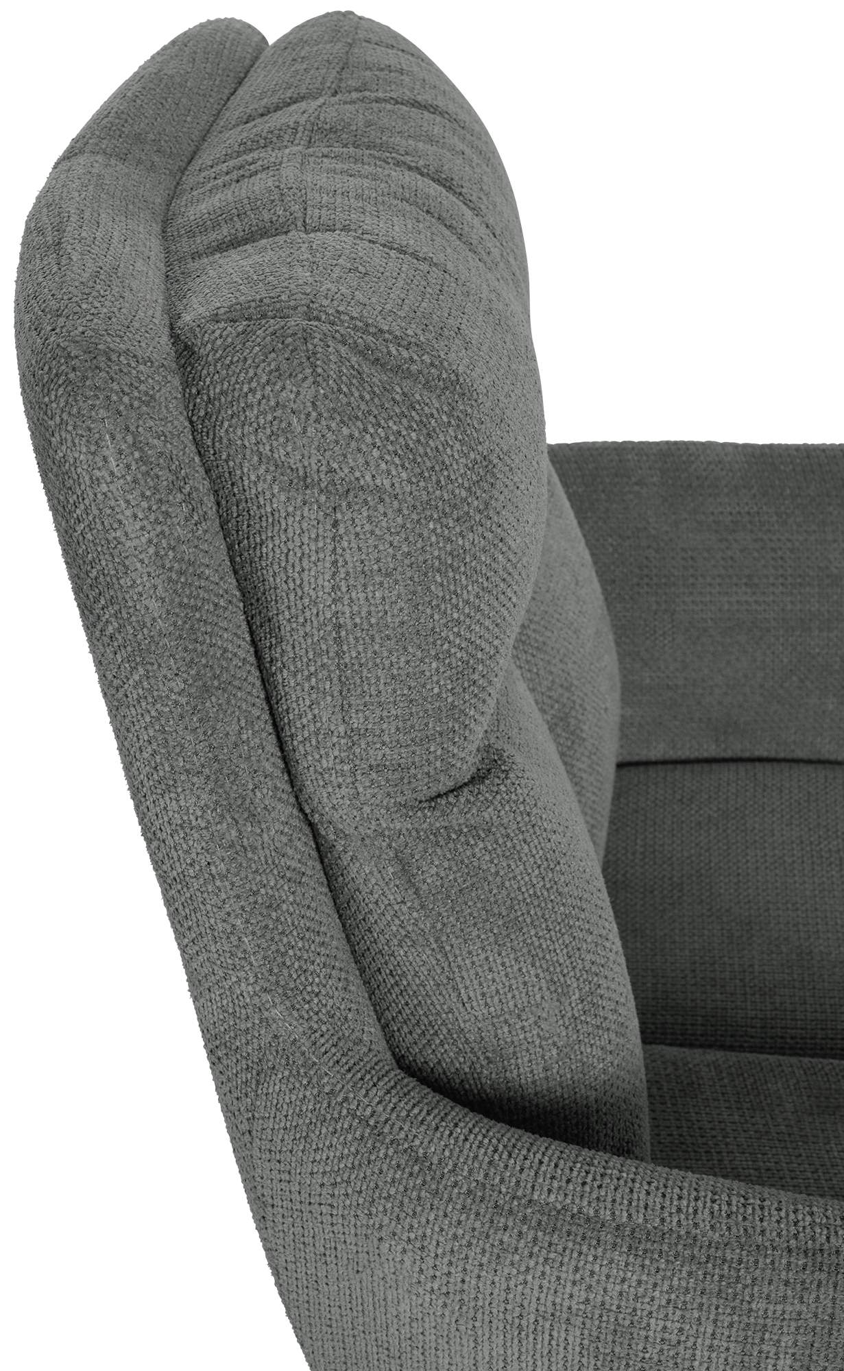 Lot de 2 chaises de salle à manger Vilas tissu