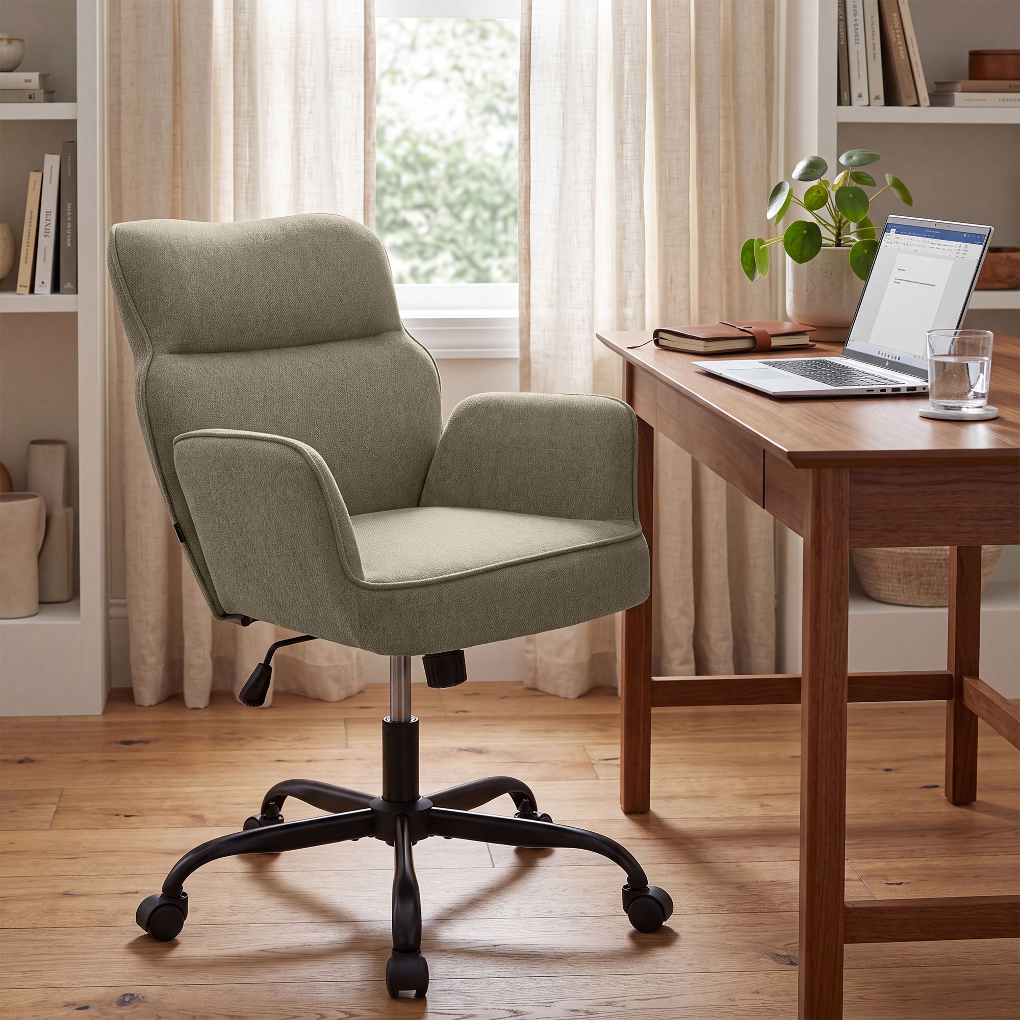 Chaise de bureau Amado tissu