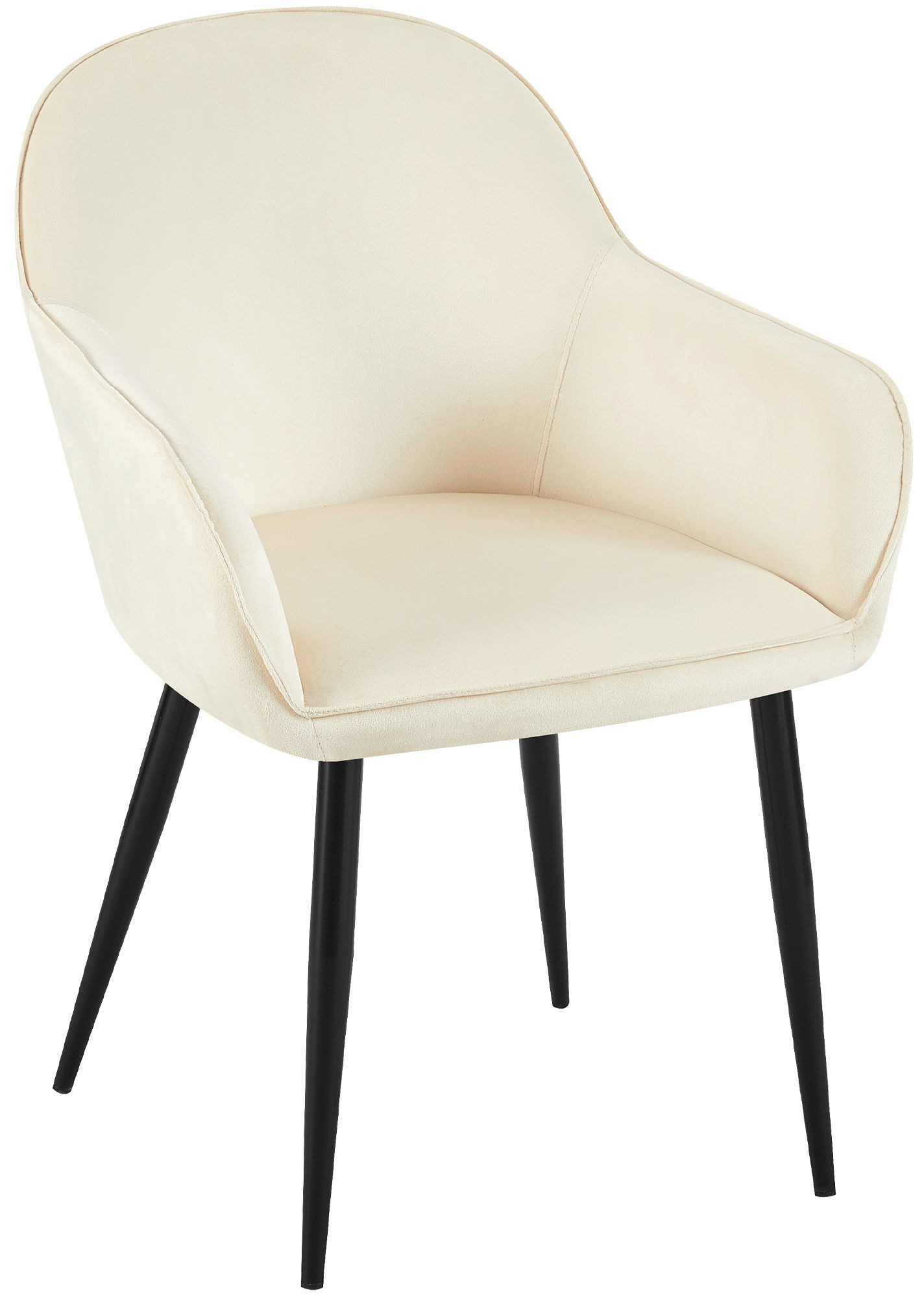 Chaise de salle à manger Boise velours