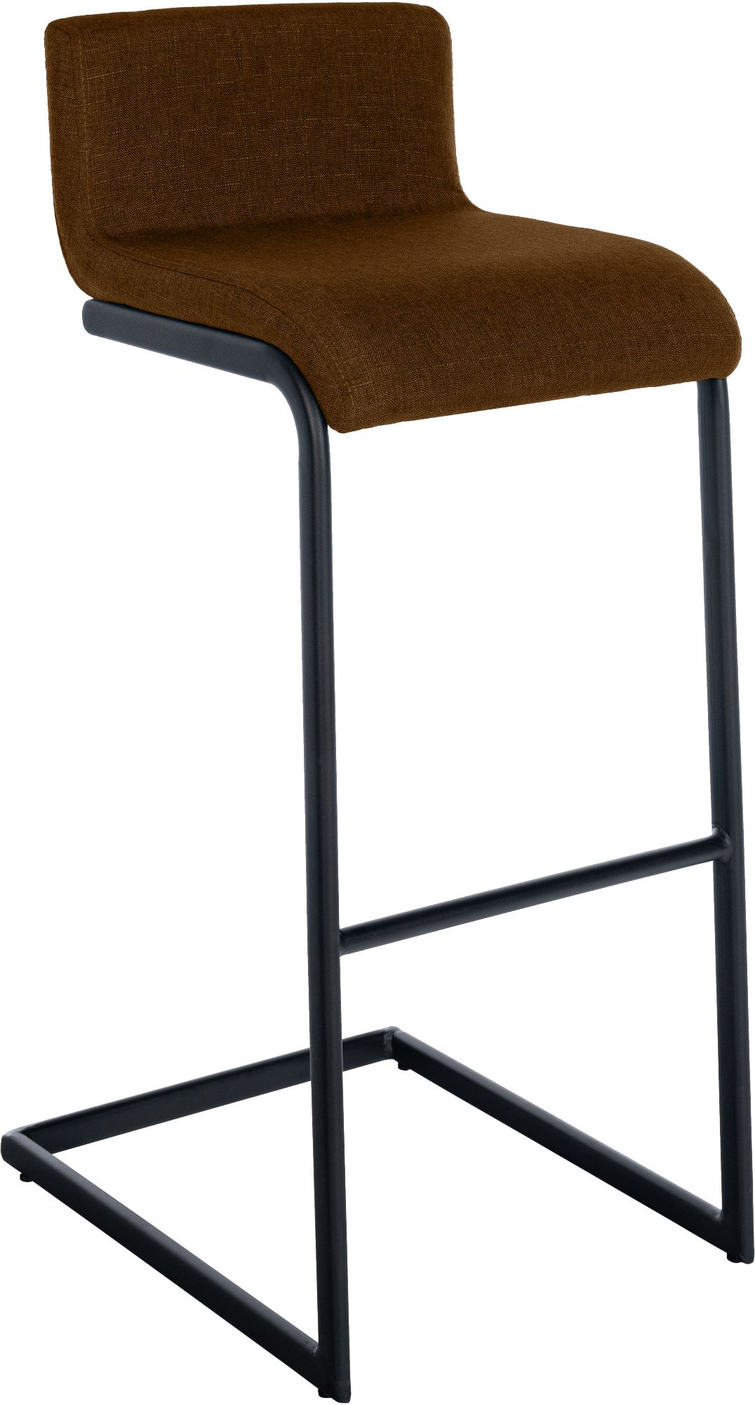 Lot de 2 Tabourets de Bar Newport, Piétement Métallique Noir