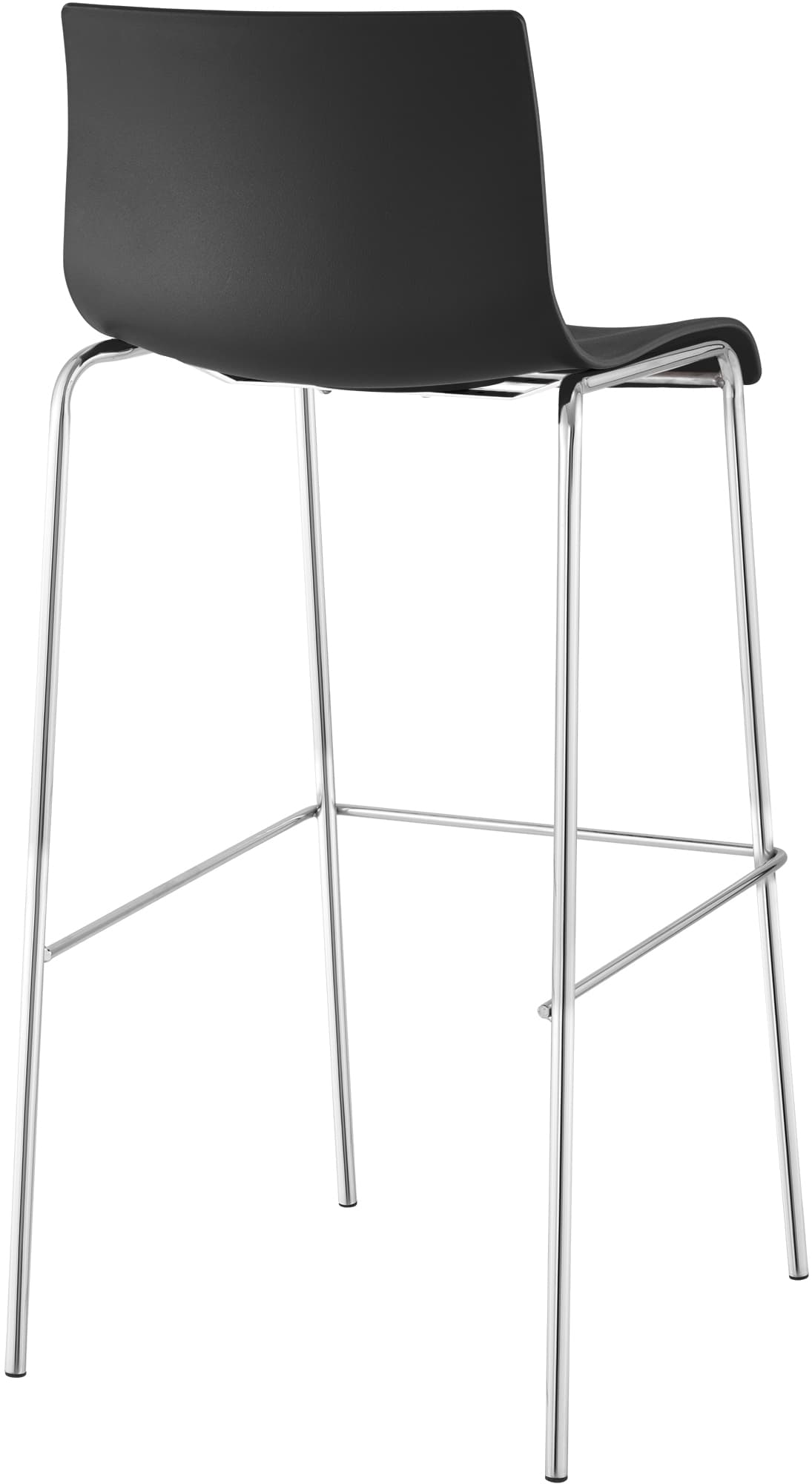 Tabouret de Bar Hover Plastique Cadre à 4 Pieds