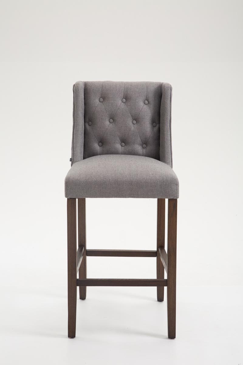 Lot de 2 Tabourets de bar Cassandra Tissu