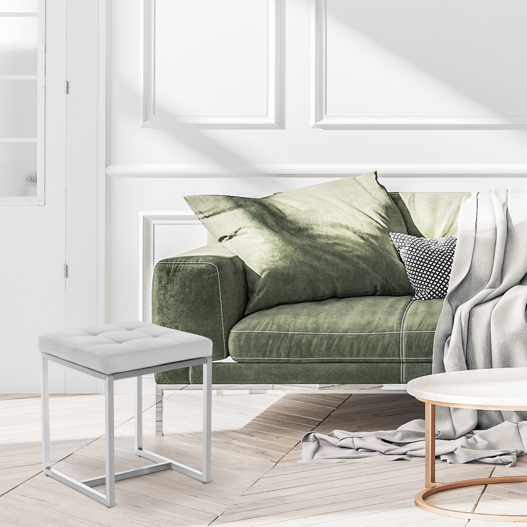Tabouret cuisine Barci similicuir
