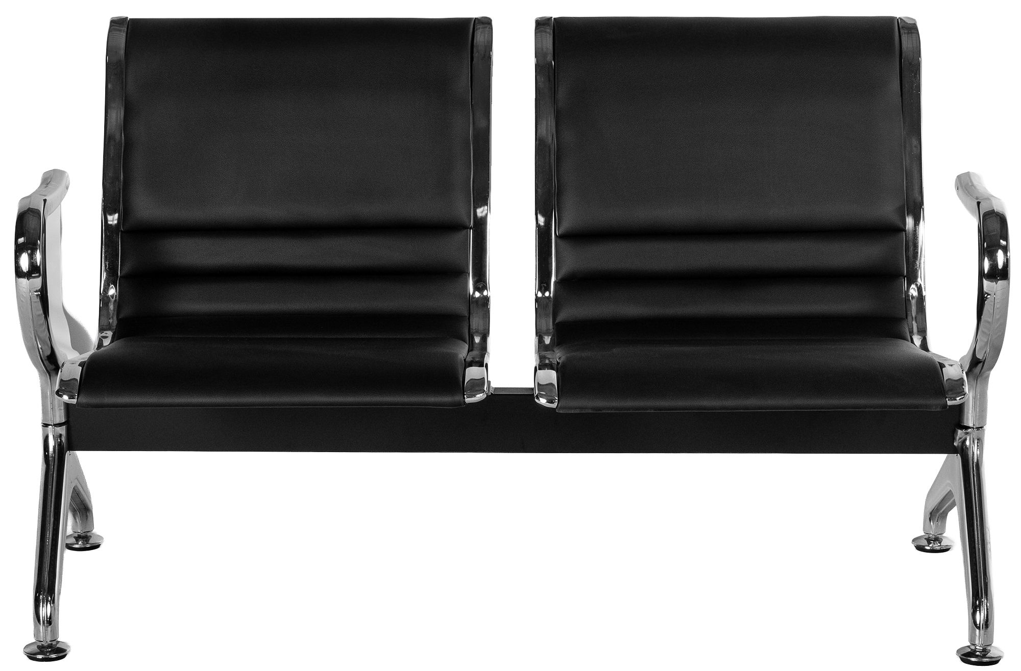 Banc d'attente Frankfurt - design moderne, assise confortable, montage facile, ideal pour halls et espaces publics